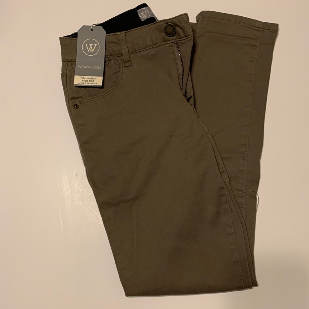 Wit & Wisdom Ab Solution High Rise Ankle Skimmer NWT